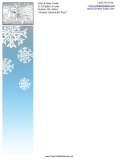 Winter stationery design